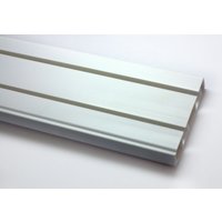 Карниз для штор Эскар Эконом 2-рядный 280008350 (350см, белый)