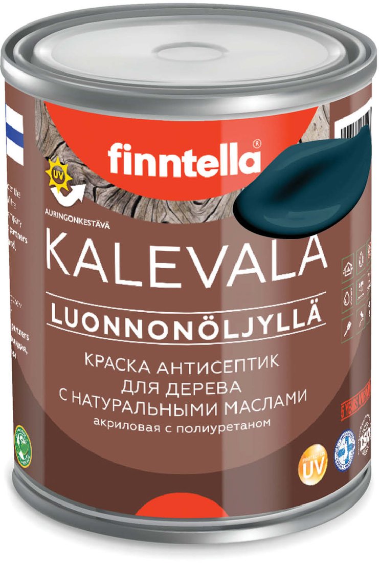 

Краска Finntella Kalevala Valtameri F-13-1-1-FL010 0.9 л (бирюзовый)