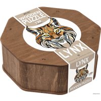 Пазл Eco-Wood-Art Рысь в деревянной упаковке