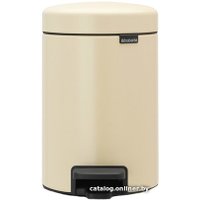 Мусорное ведро Brabantia Pedal Bin NewIcon 3 л (миндальный)