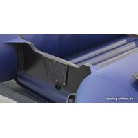 Моторная лодка Хантер 375 Аэро (светло-серый/синий)