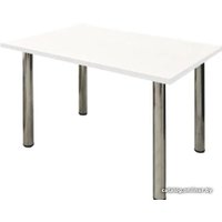 Кухонный стол Solt 100x60 (белый/ноги хром)