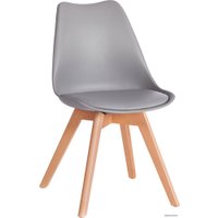 Стул TetChair Tulip Soft mod. 053V (светло-серый HLR 39/натуральный)