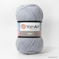 Пряжа для вязания Yarnart Baby 100% акрил 3072 50 г (150 м, серо-голубой)