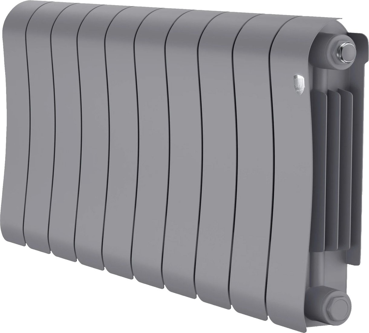 Биметаллический радиатор Royal Thermo Infinity 300 Silver Satin (10 секций)