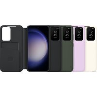 Чехол для телефона Samsung Smart View Wallet Case S23 (кремовый)