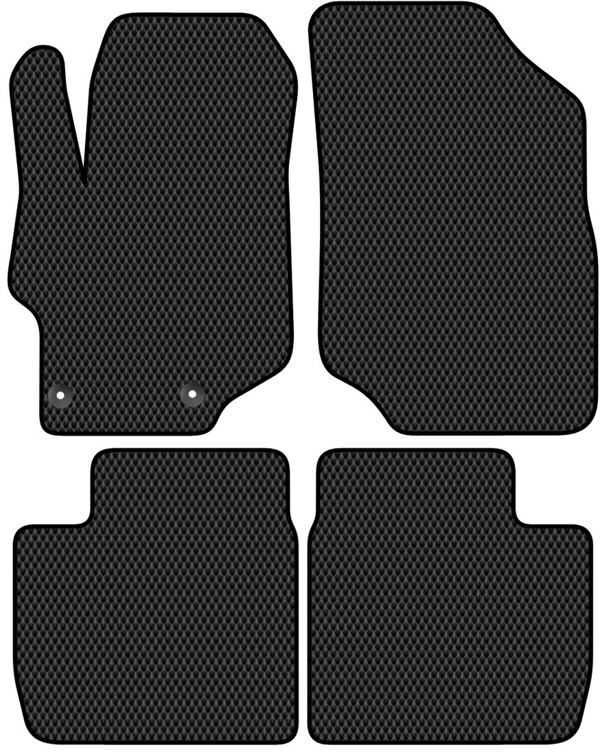 

Комплект ковриков для авто Alicosta Citroen C-Elysee (седан) 2012 - 2017 (черный, ромб)