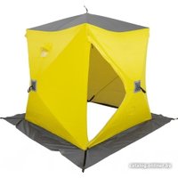 Палатка для зимней рыбалки Helios Куб Premium HS-WSCI-P-180YG (зимняя, утепленная)