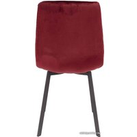 Стул AksHome Vermont (темно-бордовый велюр G062-57/черный)