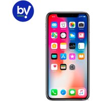 Смартфон Apple iPhone X 64GB Восстановленный by Breezy, грейд B (серебристый)