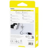 Кабель Baseus Silky Series Fast Charging Cable USB Type-A - Lightning (1 м, черный)