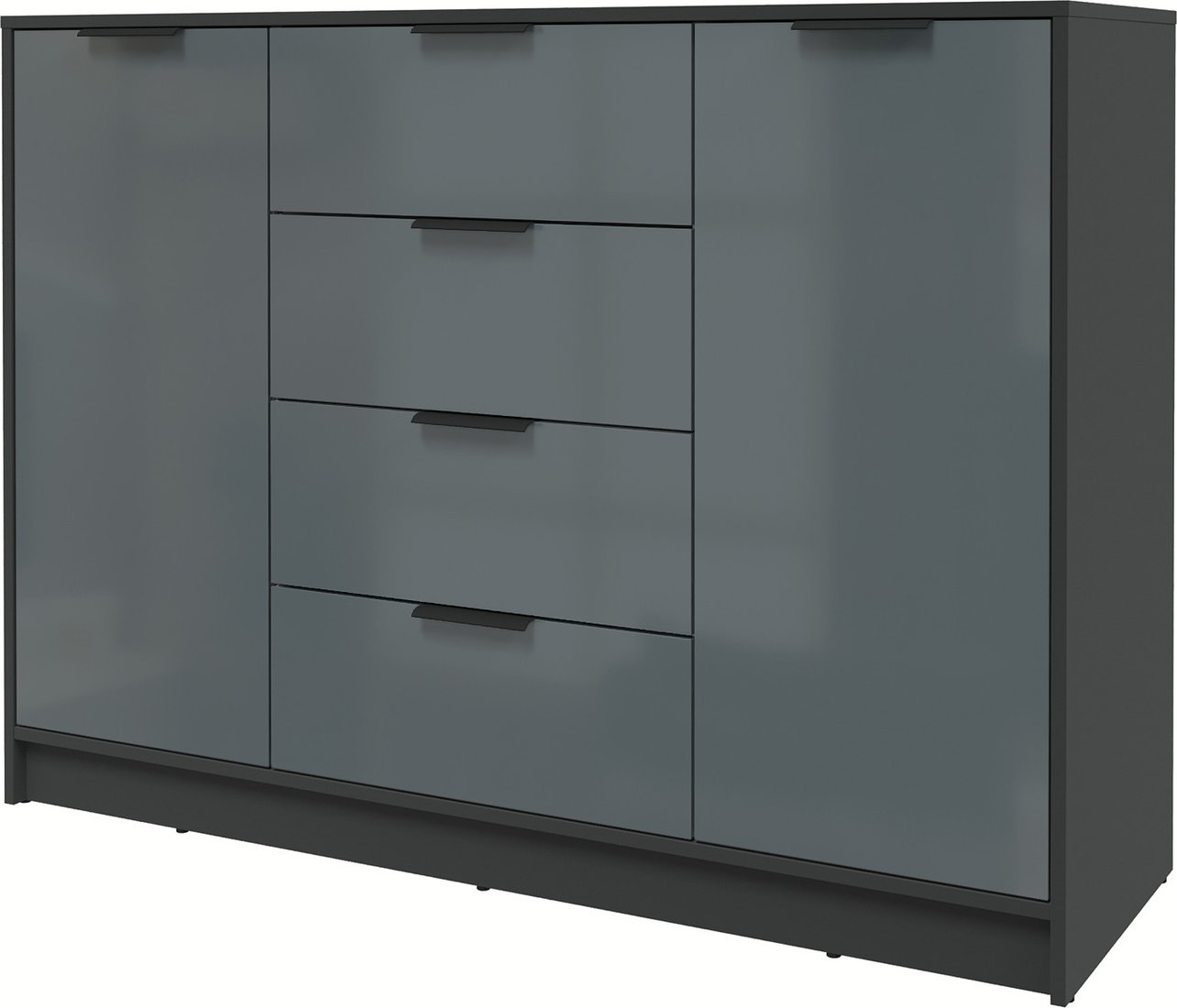 

Тумба Интерлиния Концепт КТ-Т140 Глосс (антрацит/асфальт глянец)