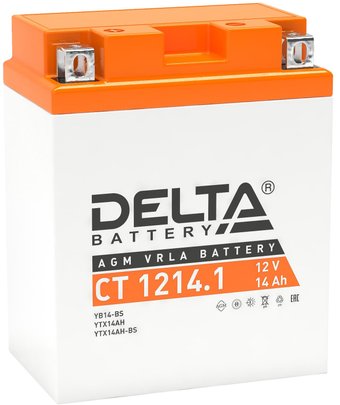 Delta CT 1214.1 (YB14-BS, YTX14AH, YTX14AH-BS) (14 А·ч)