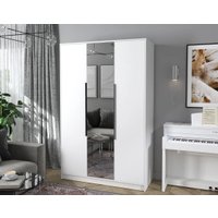 Шкаф-купе Интерлиния Концепт КТ-Ш3з (белый платинум/белый платинум)