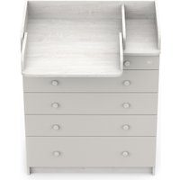 Детский комод Атон Мебель Maks ЛДСП 800/5 с органайзером (сосна касцина/серый шелк)