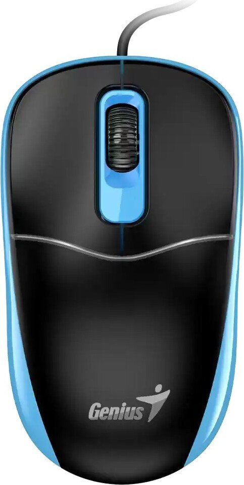 

Мышь Genius DX-111 USB-A (черный/синий)