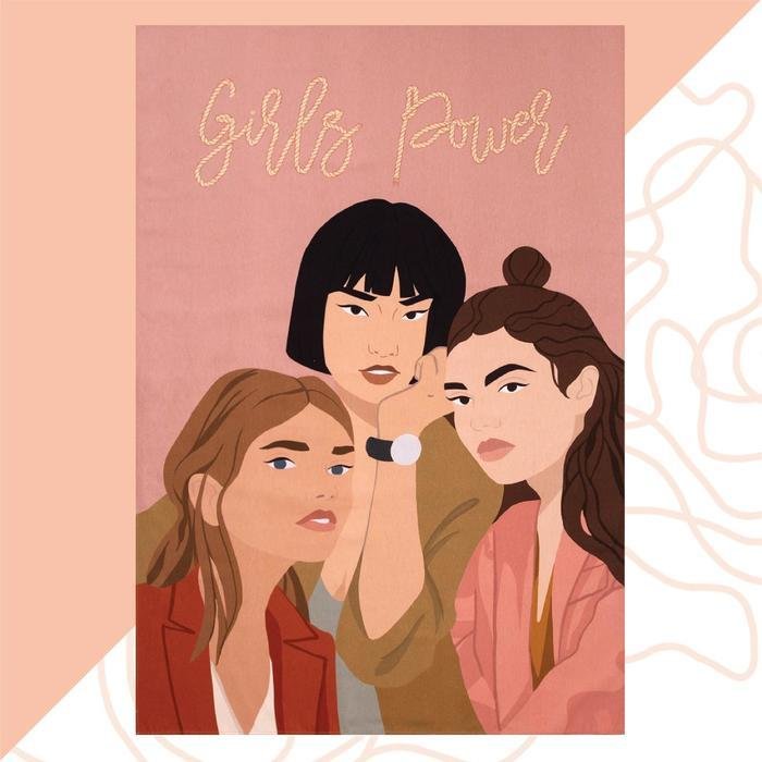 

Полотенце Этель Girls power 6897046 (розовый)