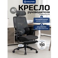 Офисное кресло Evolution LumbarPro FR (черный)