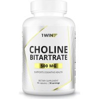 Витамины, минералы 1WIN Холин Битартрат Vitamin В4 (90 капсул) в Бресте