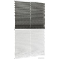 Плиссе Delfa Basic Walnut СПШ-3401/1102 Basic Transparent (57x160, антрацит/белый)