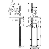 Смеситель Hansgrohe Focus M41 73880000 (хром)