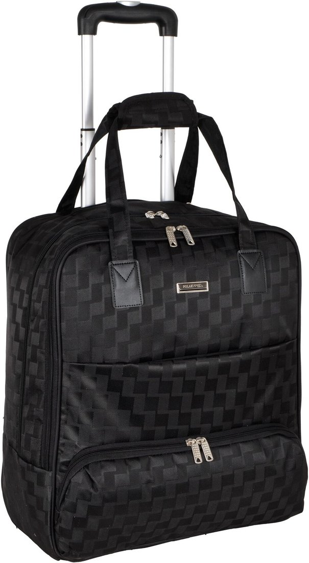 

Сумка-тележка Polar П7104-1 шашечки (черный)