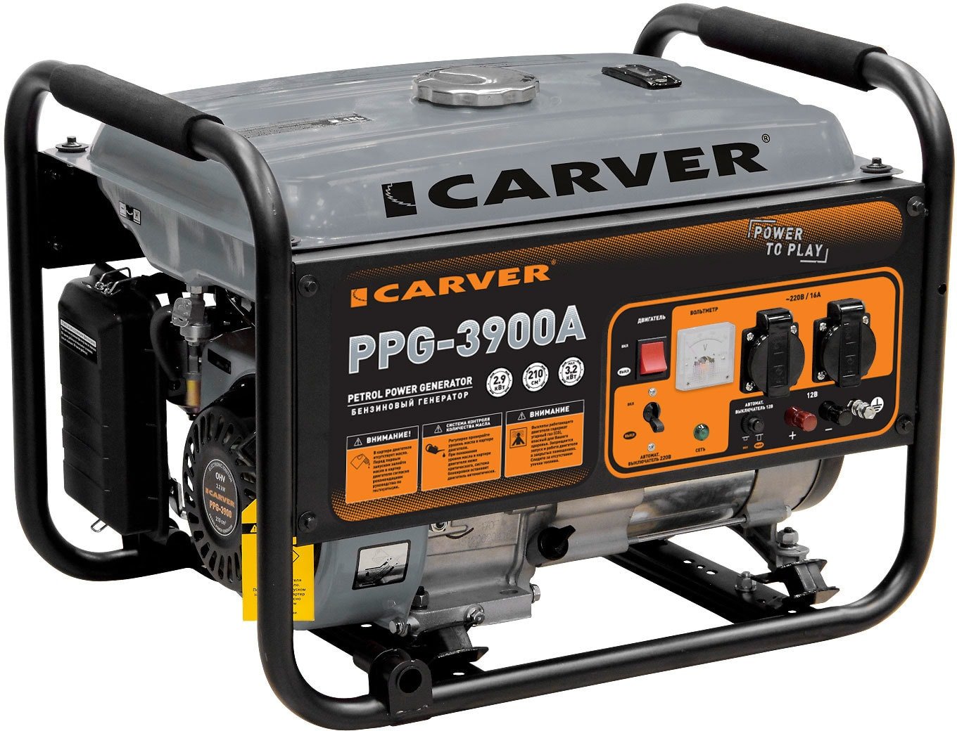 

Бензиновый генератор Carver PPG-3900A