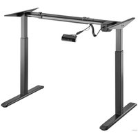 Стол для работы стоя ErgoSmart Electric Desk 1360x800x36 мм (альпийский белый/черный)