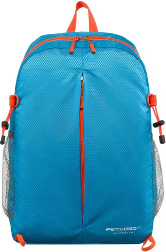 Городской рюкзак Peterson PTN 23006-6663 (голубой/оранжевый)