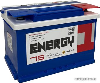 Автомобильный аккумулятор Energy One 75 R+ Ca/Ca (75 А·ч)
