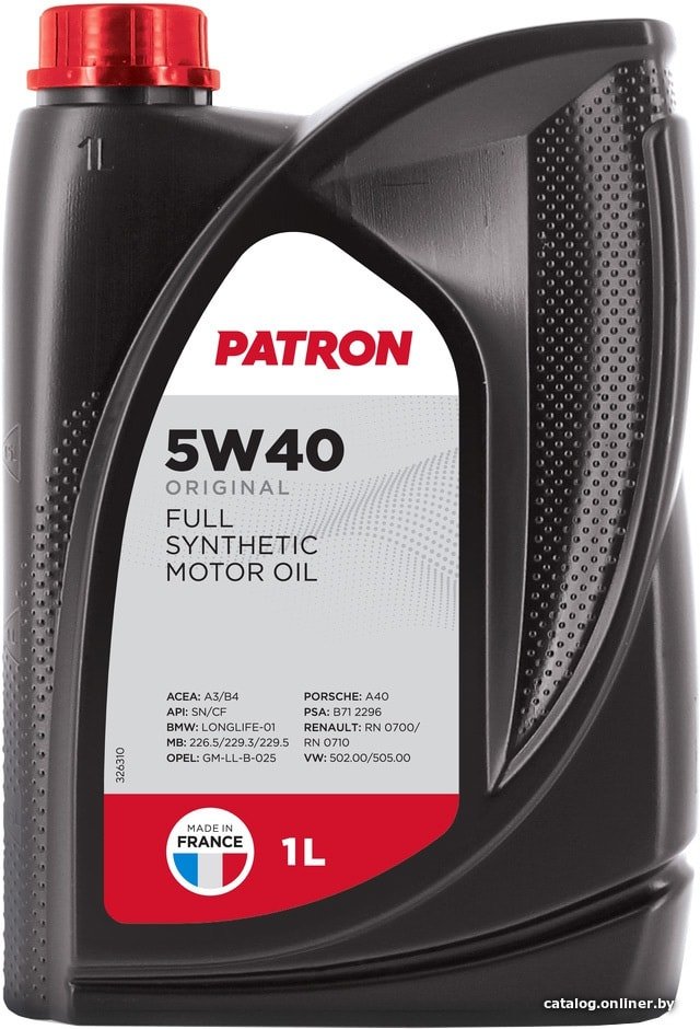 Моторное масло Patron 5W-40 1л