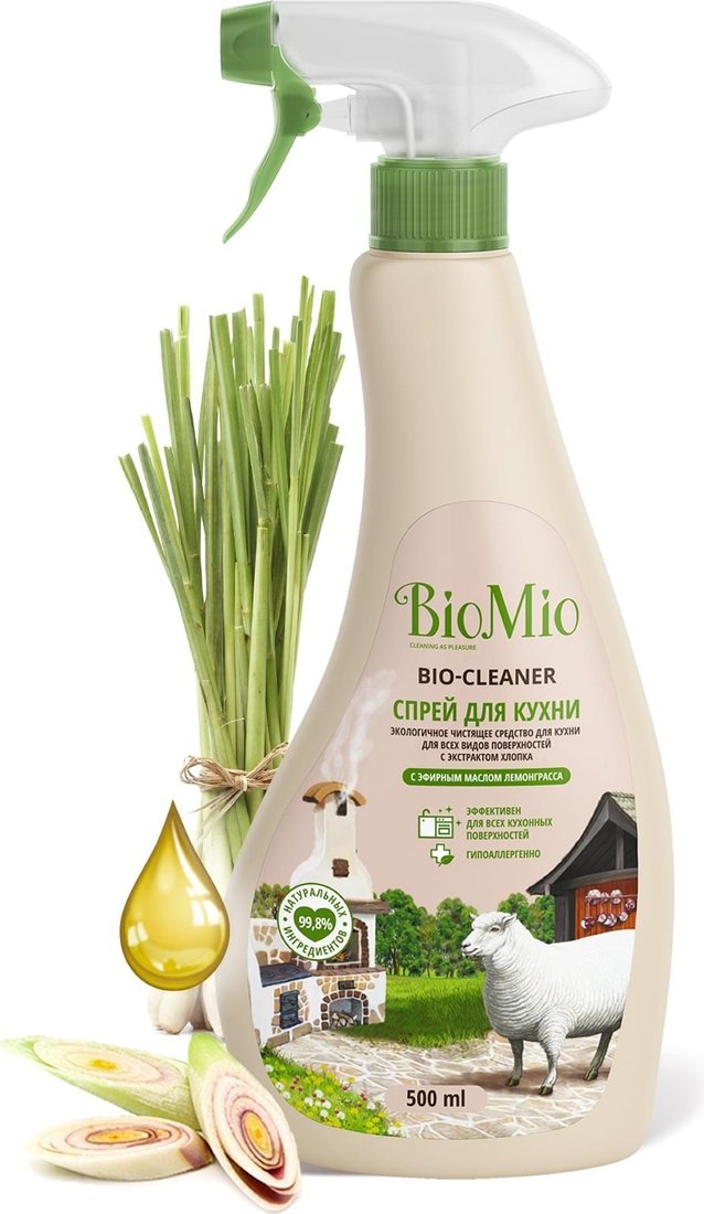 

Средство для кухни BioMio Bio-Cleaner Лемонграсс 0.5 л
