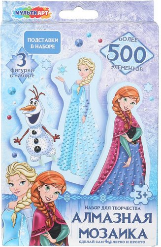 Алмазная мозаика  MultiArt Снежная принцесса AMFP-128635