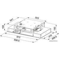 Кухонная вытяжка Franke Maris Ceiling Flat FCFL 906 BK 350.0577.974