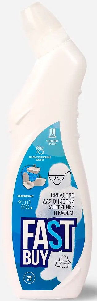 

Средство для сантехники FastBuy WC gel Fresh (0.75 л)