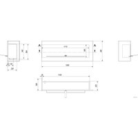 Биокамин Kratki Delta 1200 (левый, с сертификатом TUV) в Витебске