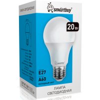 Светодиодная лампочка SmartBuy A60 E27 20Вт 6000К SBL-A60-20-60K-E27
