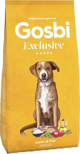 Сухой корм для собак Gosbi Exclusive junior lamb&fish 12 кг