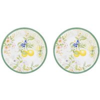 Набор тарелок Elan Gallery Лимоны 420179