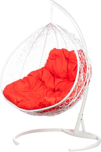 Подвесное кресло BiGarden Gemini (белый/красный)