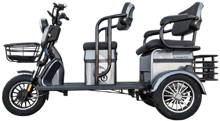 

Электроскутер Smart8 Bulbash Pro S (серебристый)