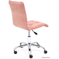 Офисное кресло TetChair Зеро (флок, розовый)