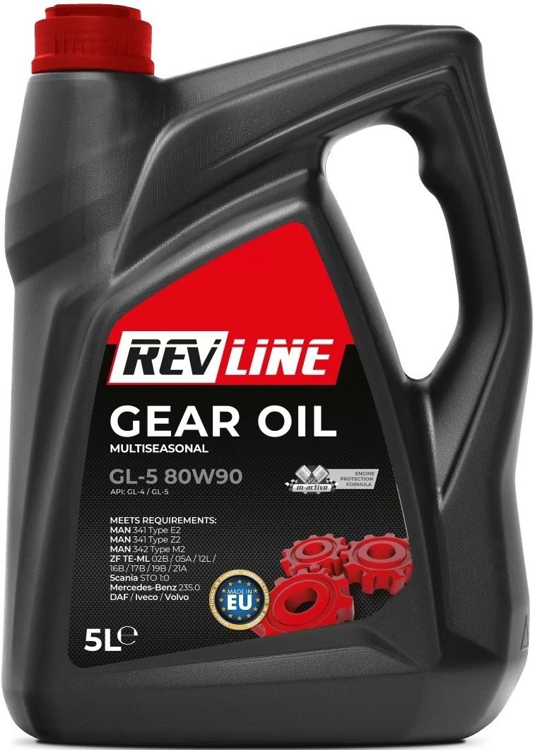 

Трансмиссионное масло Revline GL-5 80W-90 5л