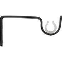 Карниз для штор Sundays Home Имидж Раздвижной 16/19мм 1-рядный (черный матовый, 1.6-3м)