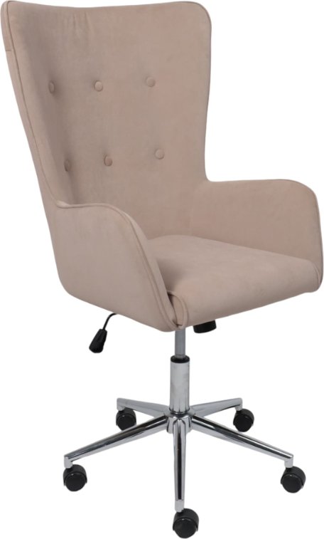 

Офисное кресло AksHome Bella XL Chrome (Kiton 714 Powder/велюр/пудровый)
