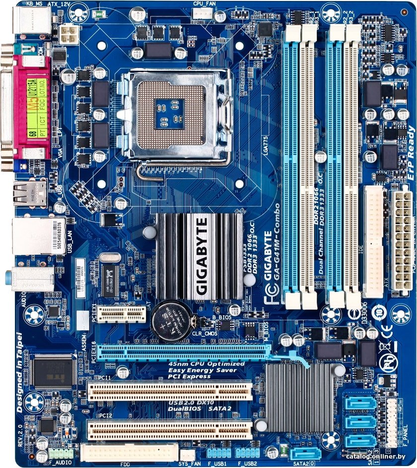 Материнская плата Gigabyte GA-G41M-Combo-GQ (rev. 2.0)