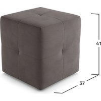 Пуфик Mio Tesoro 134 (серый Valencia 9)