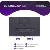 Игровой монитор LG UltraGear OLED 27GX790A-B