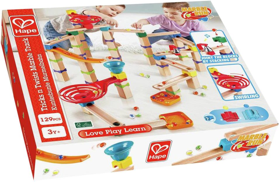 

Конструктор Hape Tricks n Twists Marble Track E1100