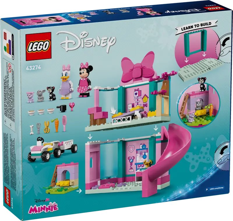 

Конструктор LEGO Disney Гостиница Минни для домашних питомцев 43274